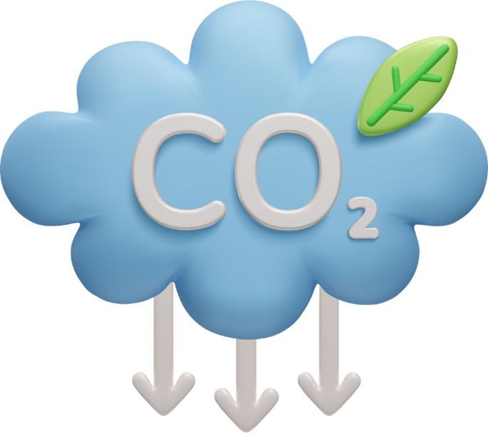 Co2 3d icon